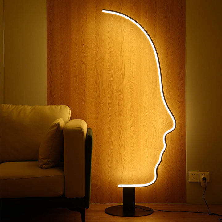 Künstlerische Outline Stehlampe