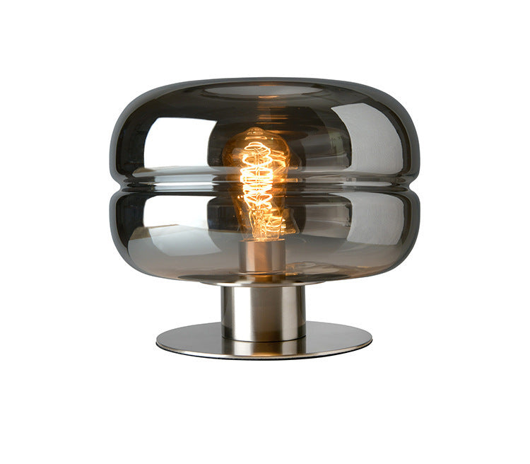 Künstlerische Tischlampe mit einzigartigem Glasdesign
