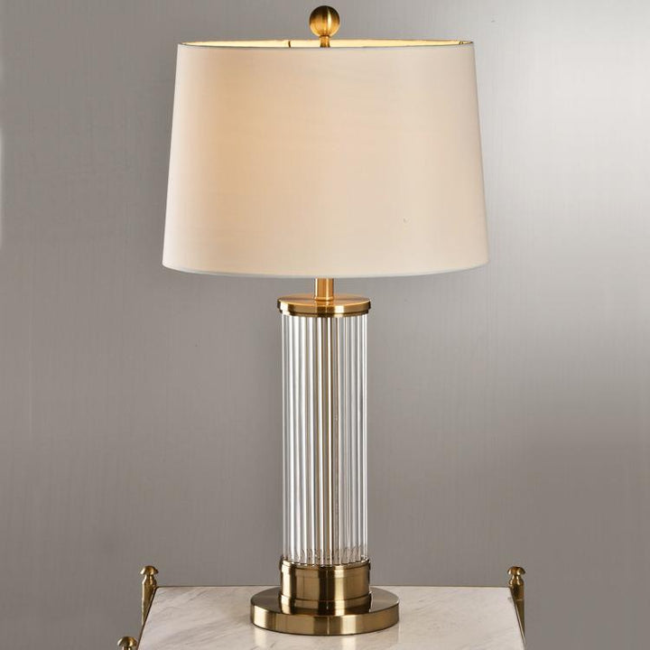 Elegante Kristall Tischlampe