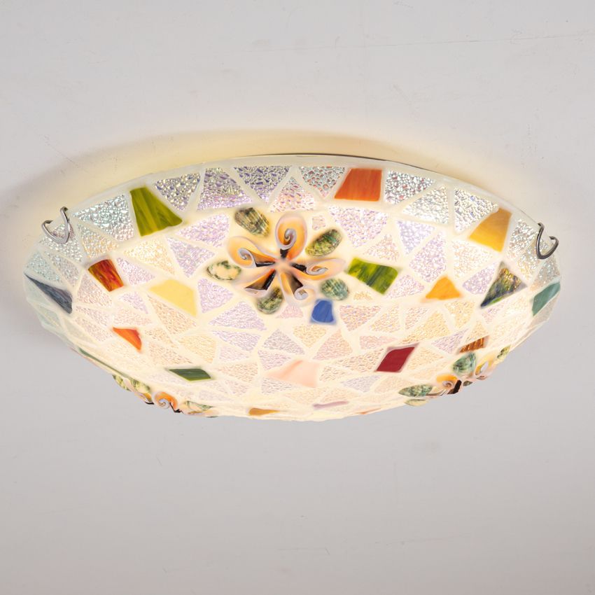 Mosaik-Deckenlampe