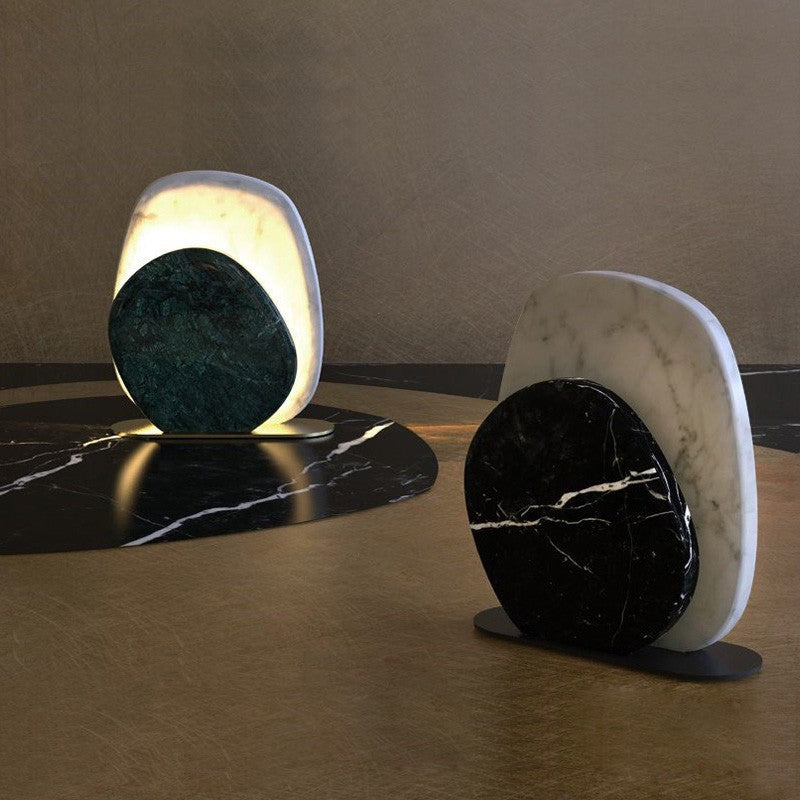 Abstrakte Marmor Dekorative Tischlampe