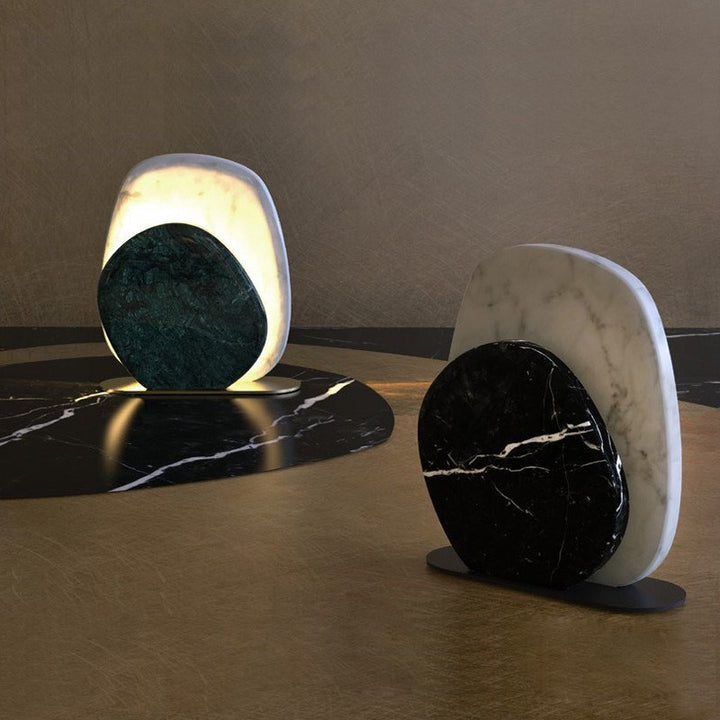 Abstrakte Marmor Dekorative Tischlampe
