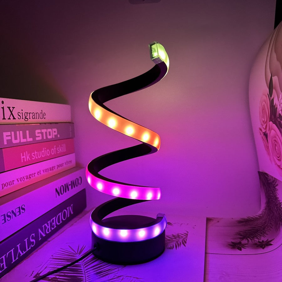 Spiral Tischlampe