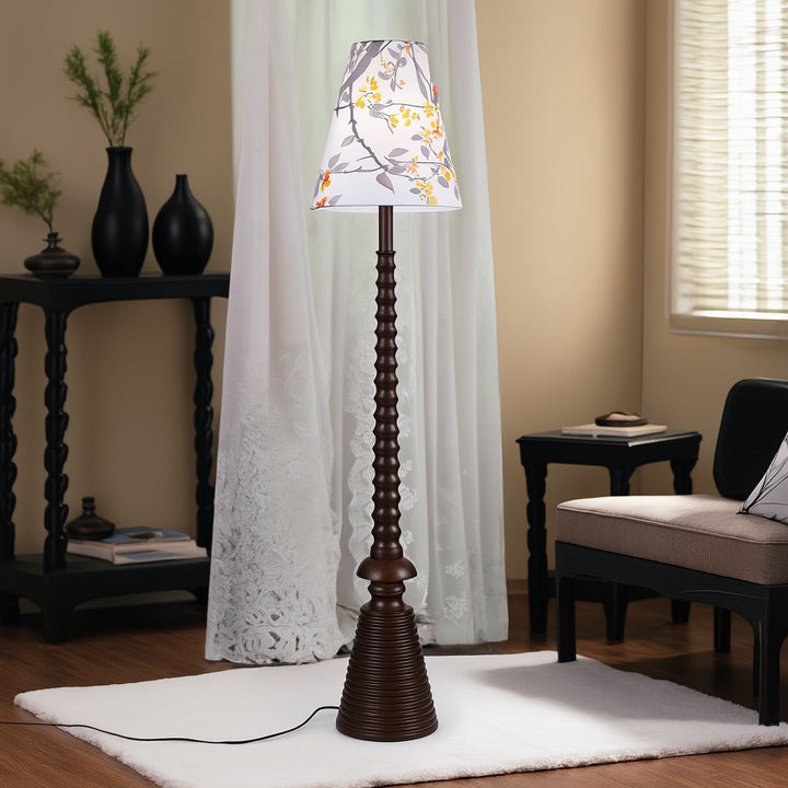Blumennmuster Stehlampe