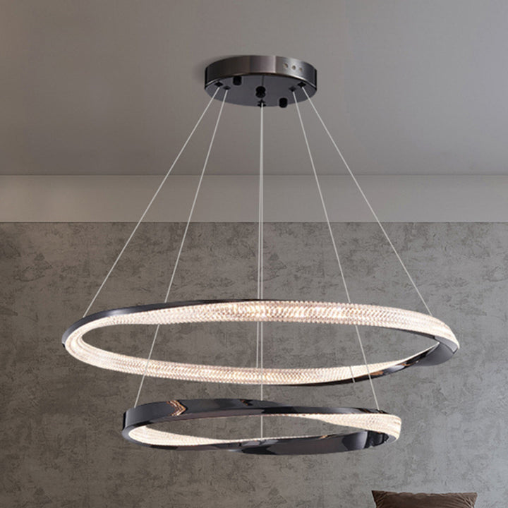 Moderne Aufhängungsring-Kronleuchter