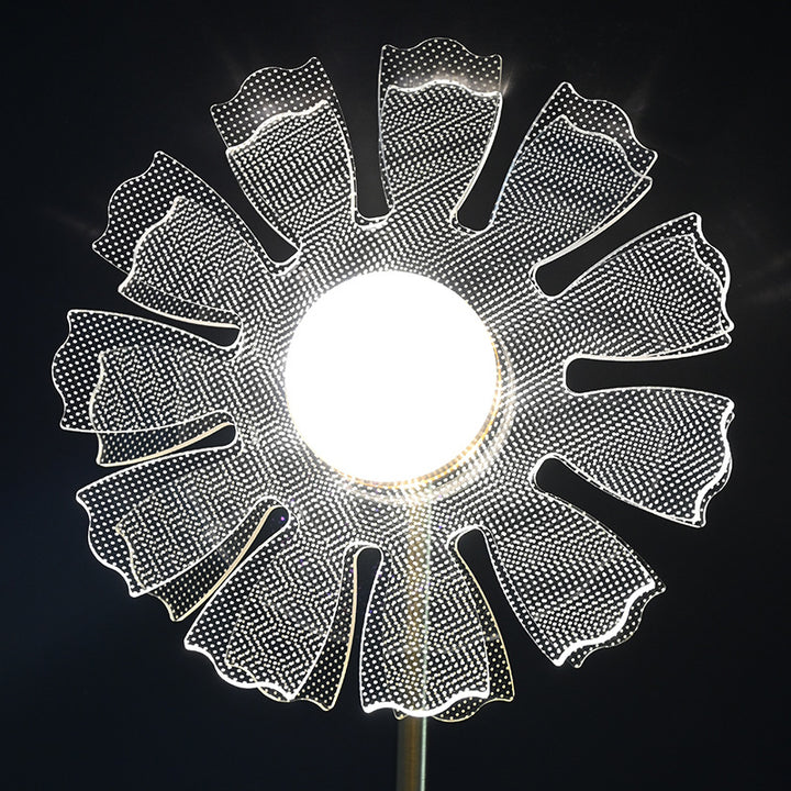 Blumen Design Tischlampe