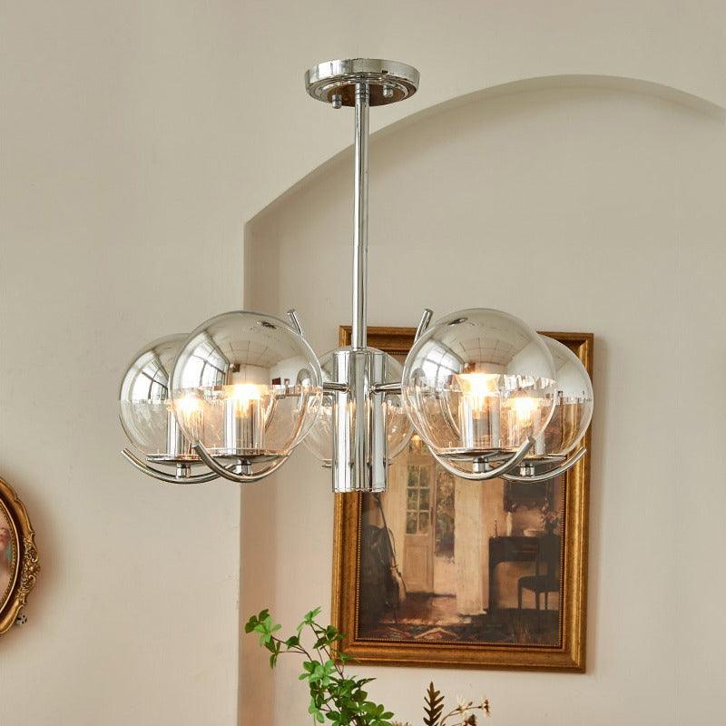 Moderne geometrische Globus Pendelleuchte