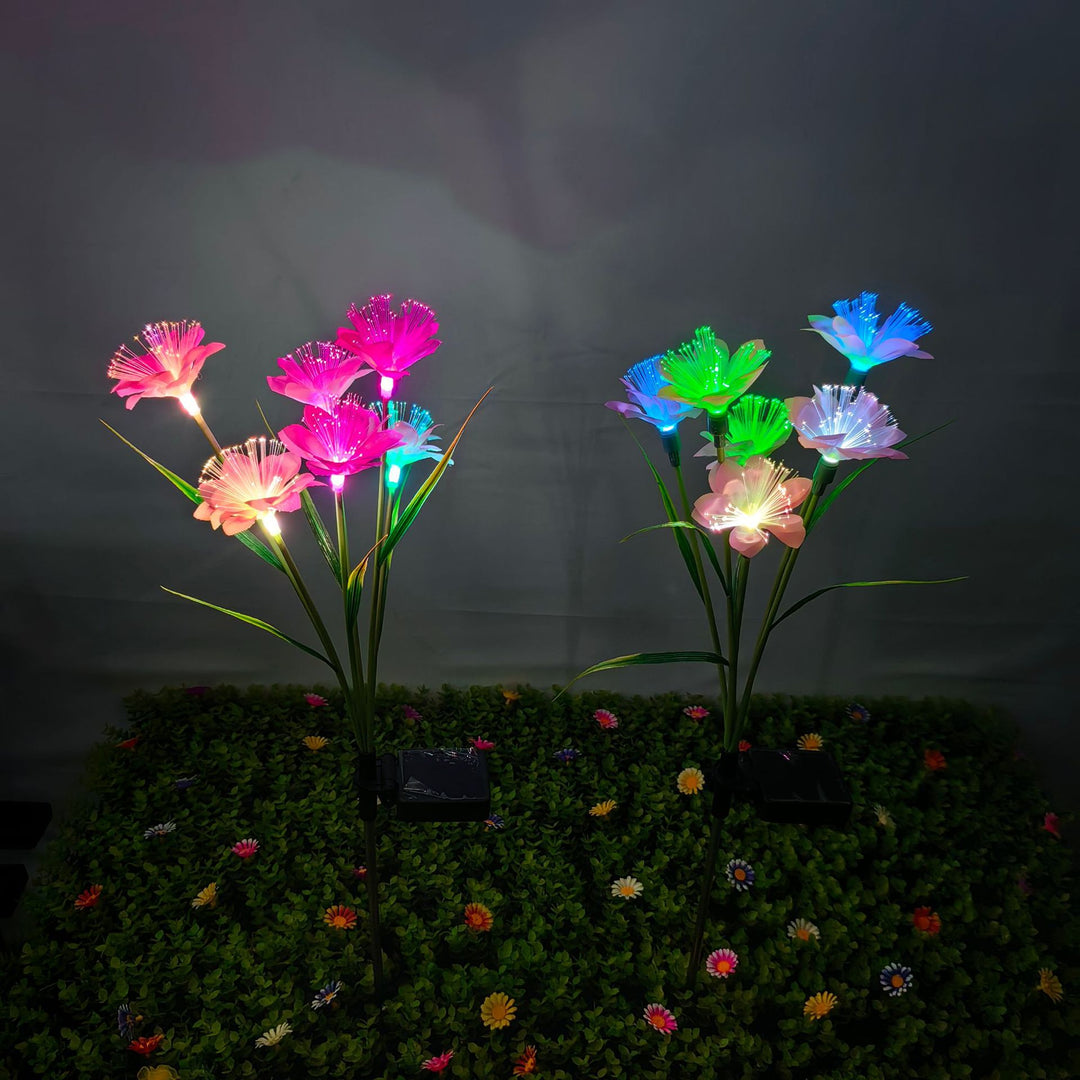Dekorative LED Flora Gartensteckerlichter