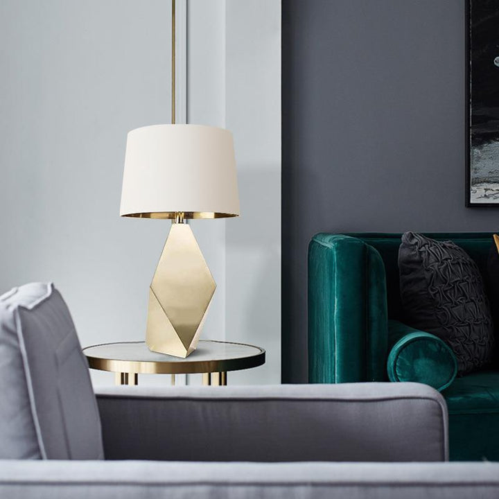 Geometrische Tischlampe