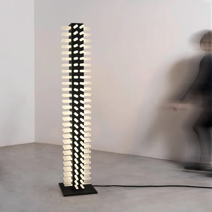 Skulpturale LED Stehleuchte