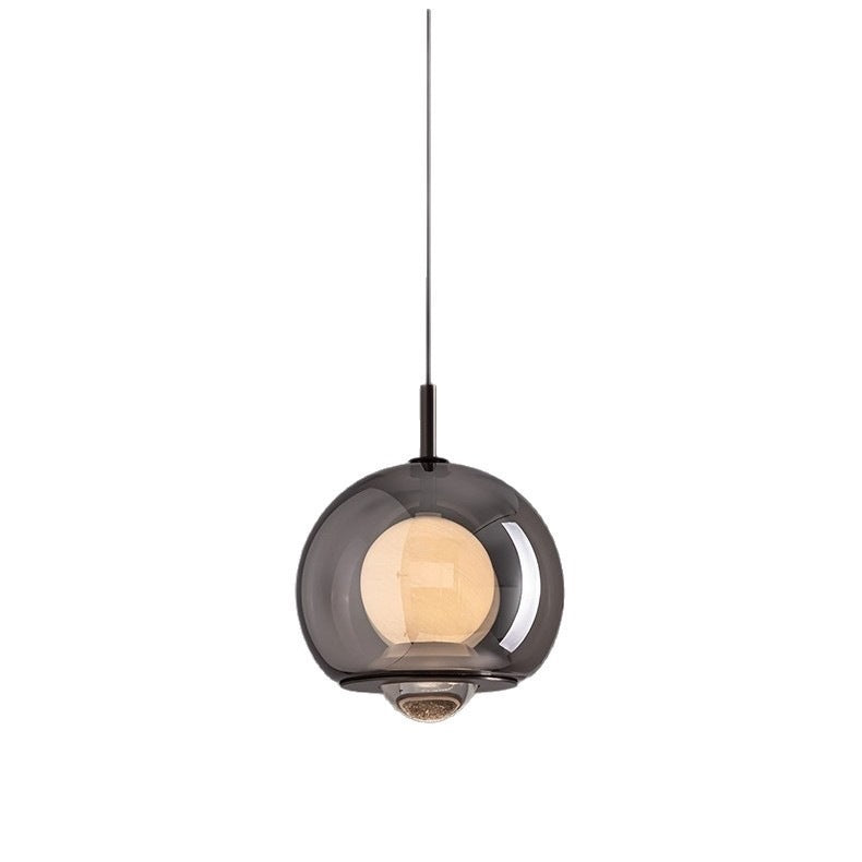 Moderne Glas Kugel Pendelleuchte