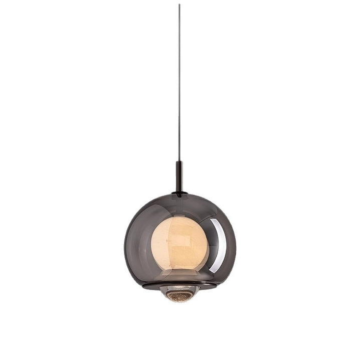 Moderne Glas Kugel Pendelleuchte