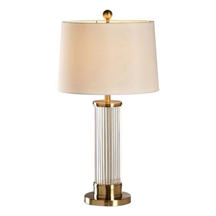 Elegante Tischlampe mit Kristallakzenten