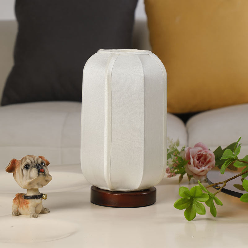 Leinen Laternenstil Nachttischlampe