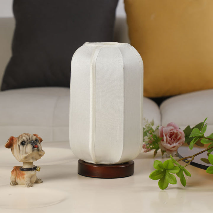 Leinen Laternenstil Nachttischlampe