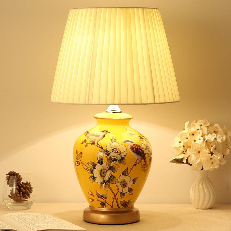 Florale Dekorative Tischlampe