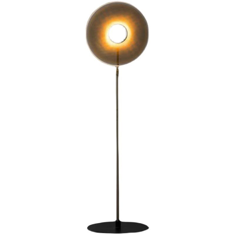 Moderne zirkuläre Stehfußlampe