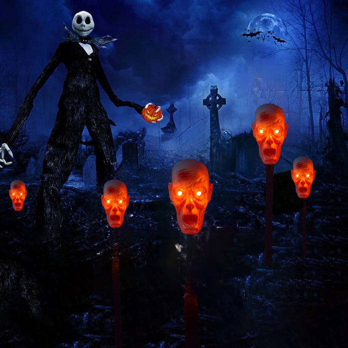 Gruselige Halloween Dekorations Skull Lichter