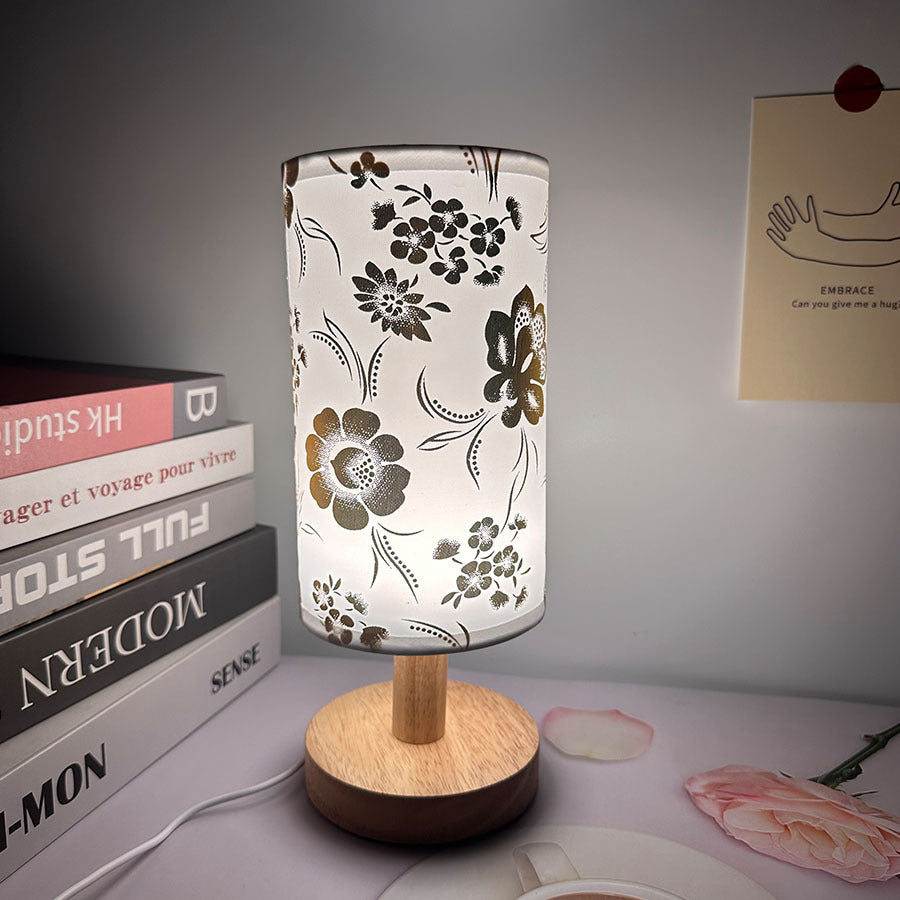 Blumendesign USB-betriebene Tischlampe