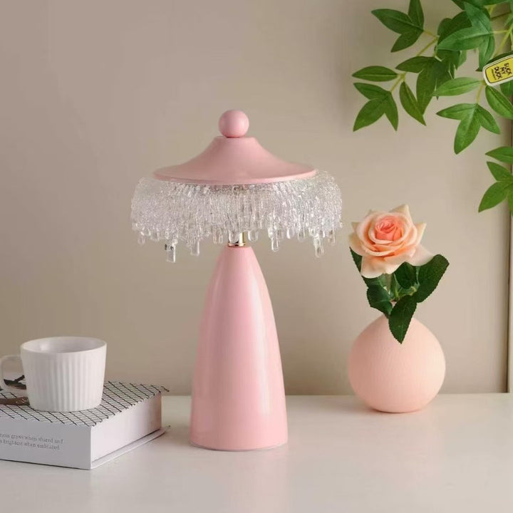 Elegante Kristall Tischlampe  1790694878