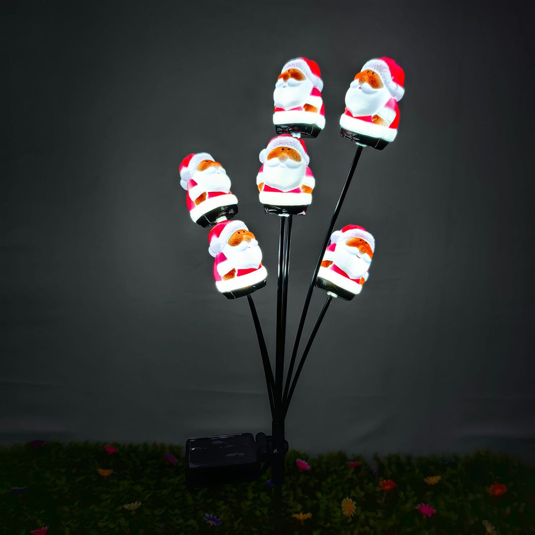Dekorative LED Schneemann Gartensteckerlichter