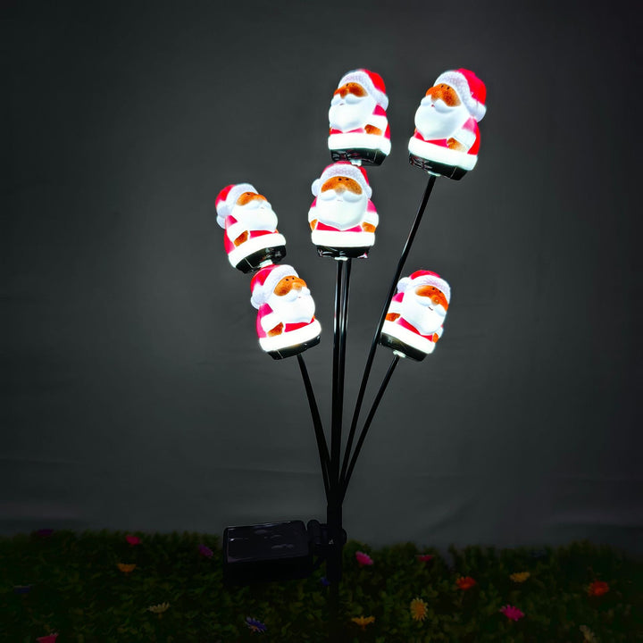 Dekorative LED Schneemann Gartensteckerlichter