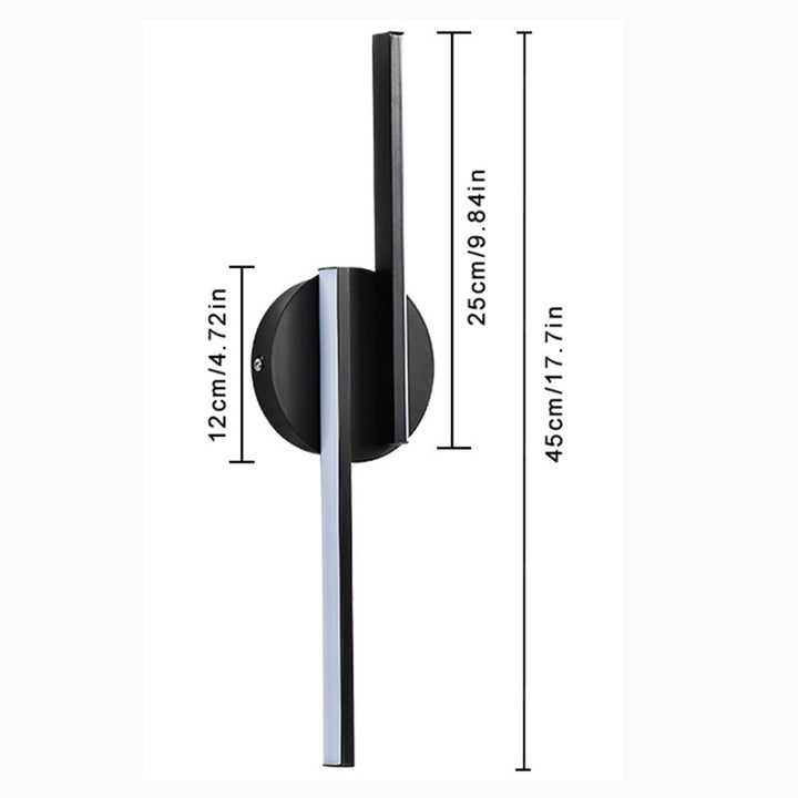 Moderne LED Wandleuchtenarmatur