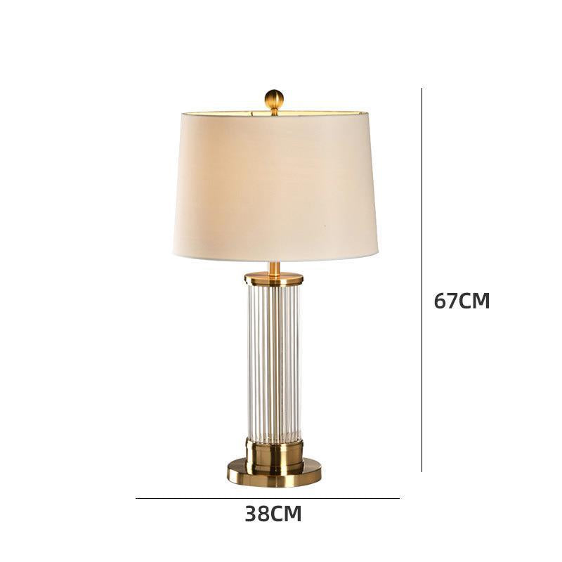 Elegante Kristall Tischlampe