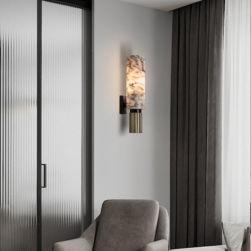 Luxuriöse Marmor Wandleuchte