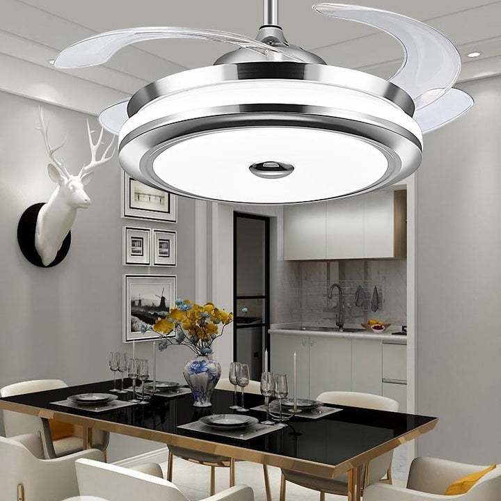 Zeitgenössische Deckenventilator Lichtinstallation