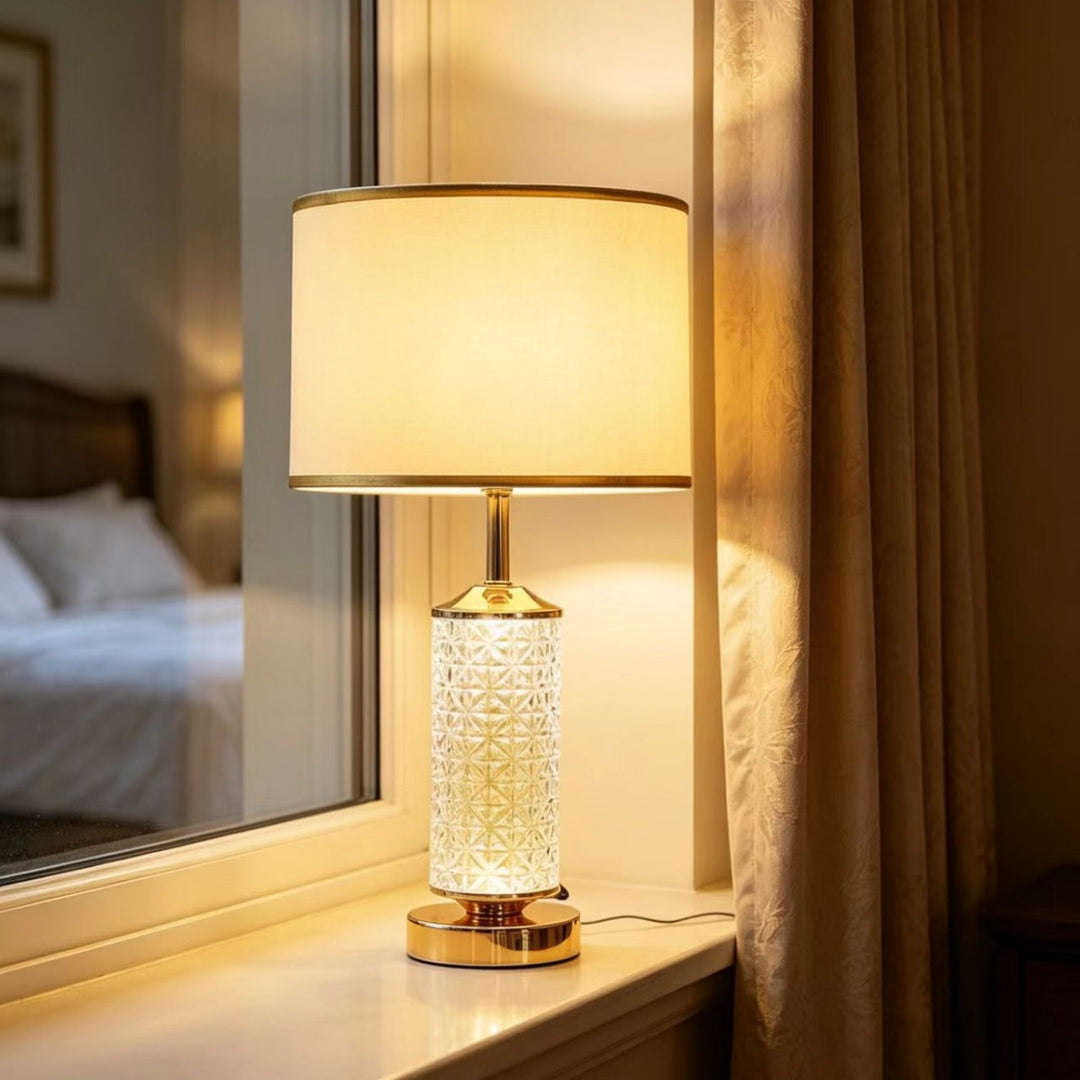Luxus Kristallglas Tischlampe