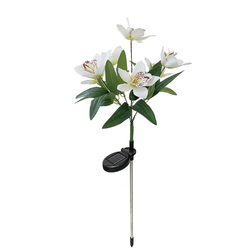 Solarbetriebene LED dekorative Blumen Gartenstecker