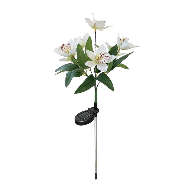 Solarbetriebene LED dekorative Blumen Gartenstecker