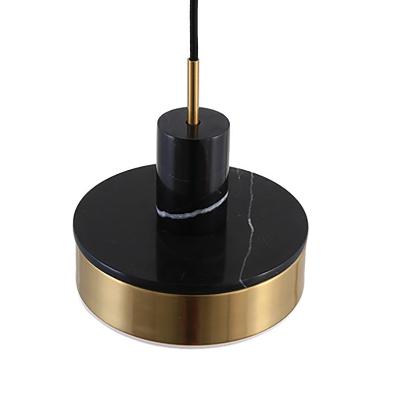 Moderne Marmor und Gold Pendelleuchte