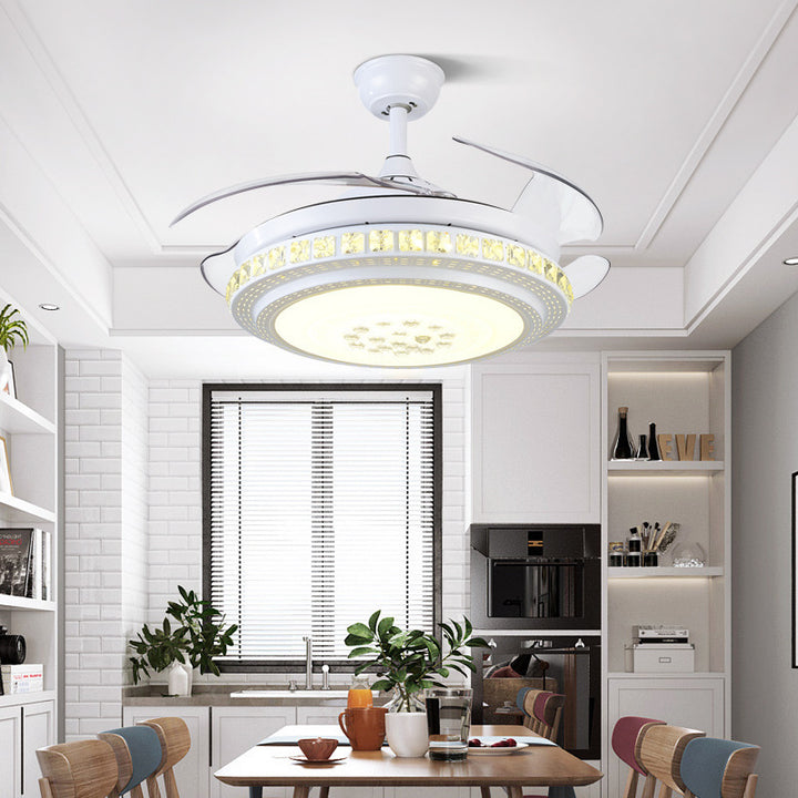 Zeitgenössische Deckenventilator Lichtinstallation