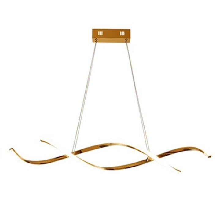 Wellen-inspirierte LED-Pendelleuchte