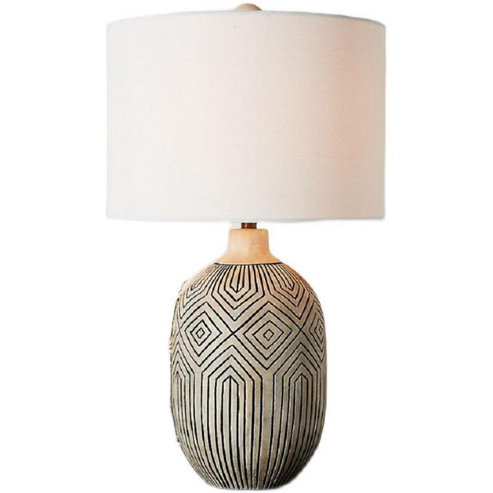 Geometrische Keramische Tischlampe