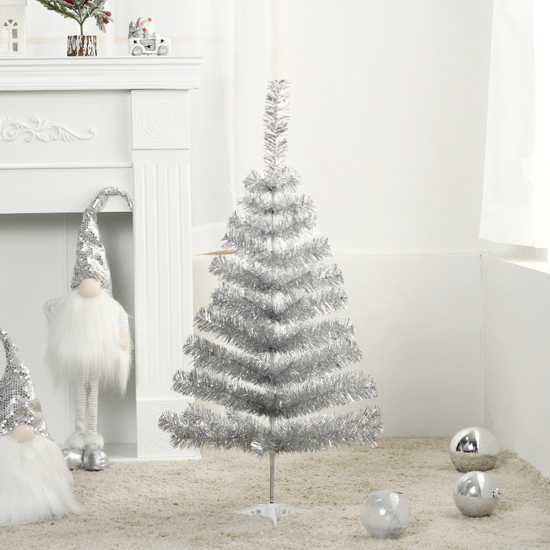 Dekorative Silber Weihnachtsbaum