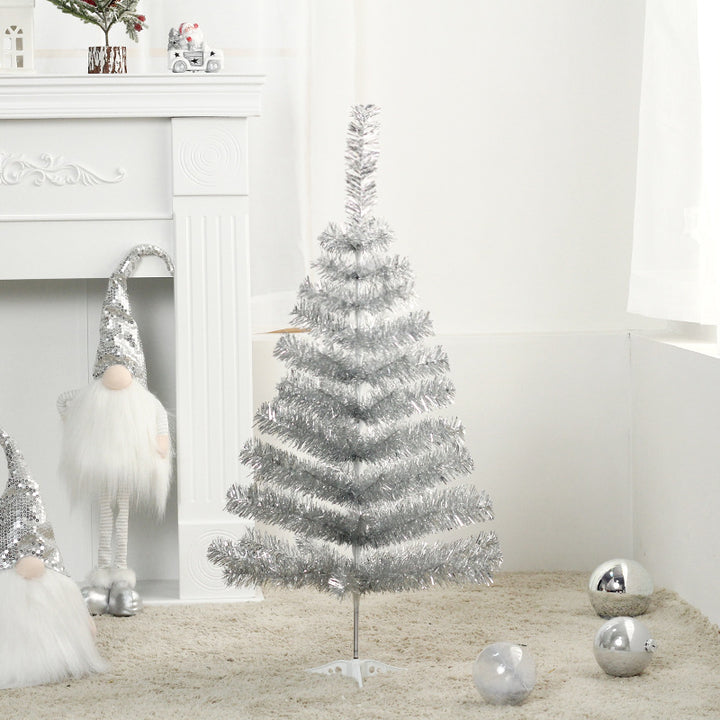 Dekorative Silber Weihnachtsbaum