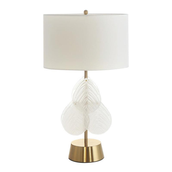 Elegante Blattform Tischlampe