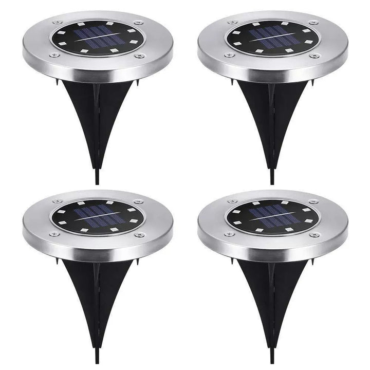 Solarbetriebene Erdstab-LED-Leuchte