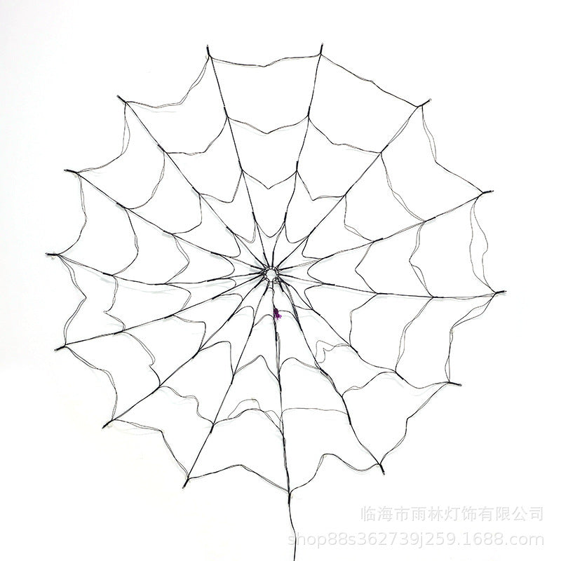 Halloween-Themen Spinnennetz Lichterkette
