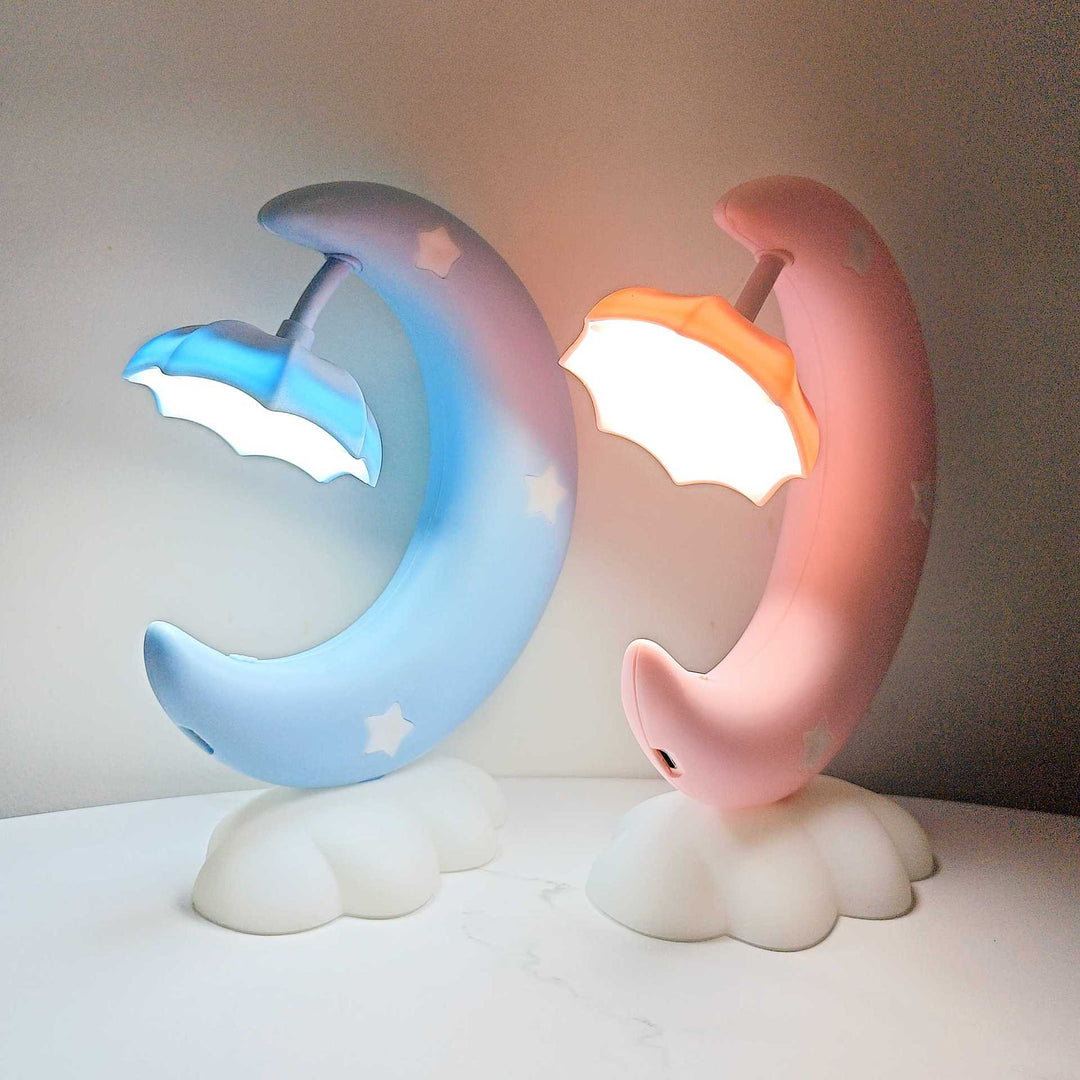 Dekorative Mond- und Wolken-Nachtlicht-Tischlampe für Kinder