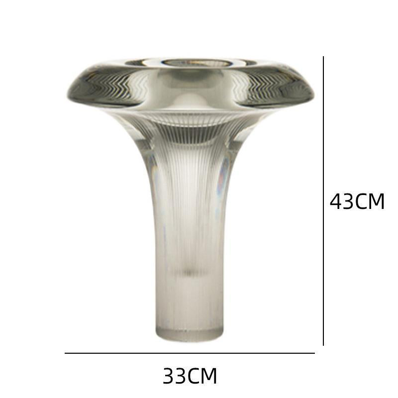 Künstlerische Glastischlampe