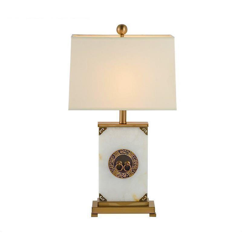 Luxuriöse Marmorbasis Tischlampe