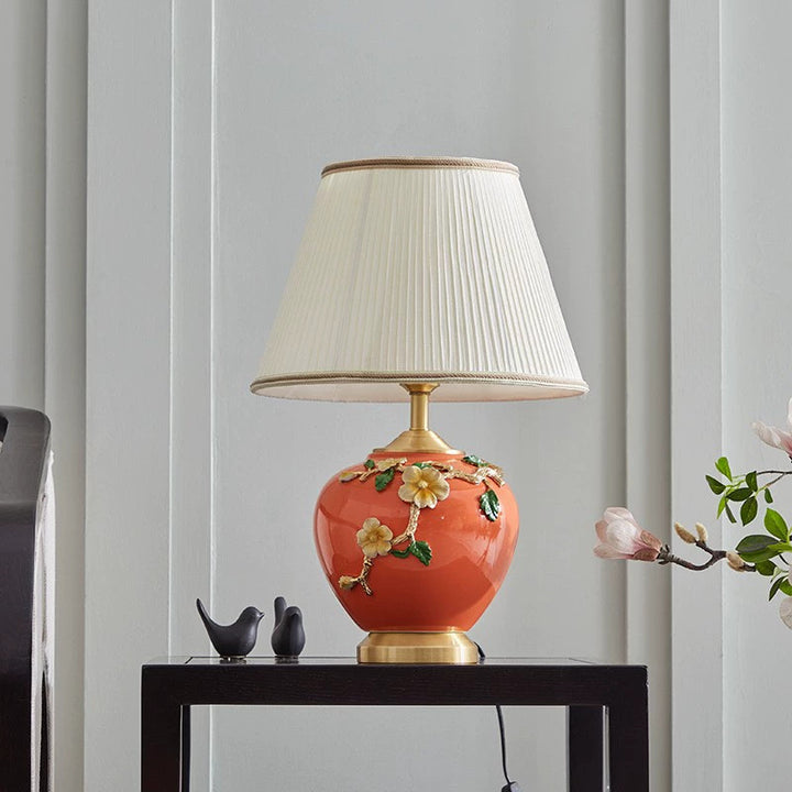 Künstlerische Keramik Tischlampe