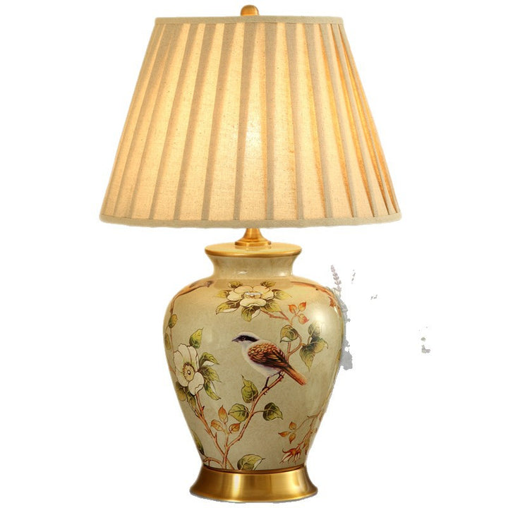 Dekorative Keramik Tischlampe