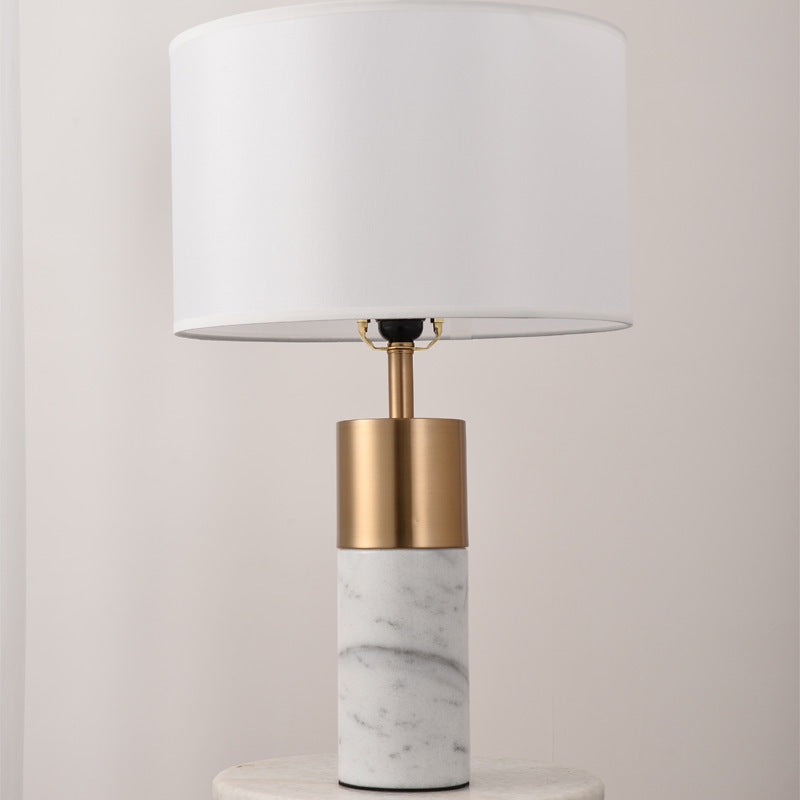 Zeitgenössische Marmor- und Metall-Tischlampe