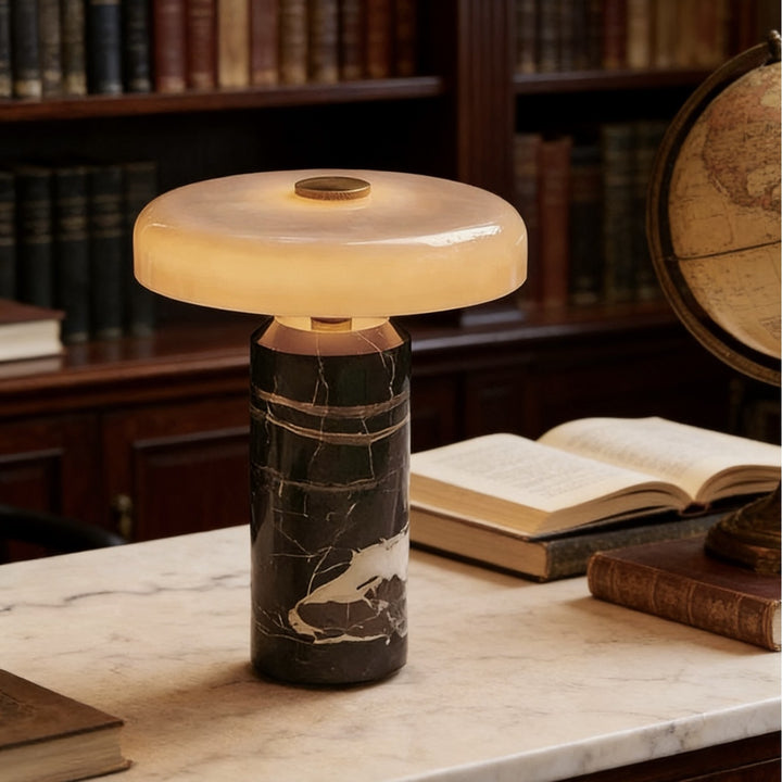Moderne Marmorfuß Tischlampe