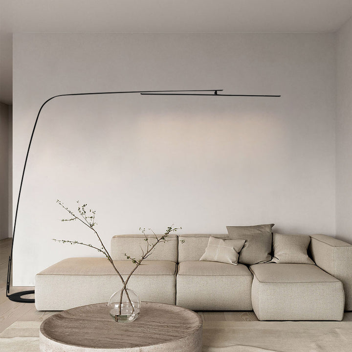 Knickbare LED-Stehlampe mit einstellbarer Helligkeit